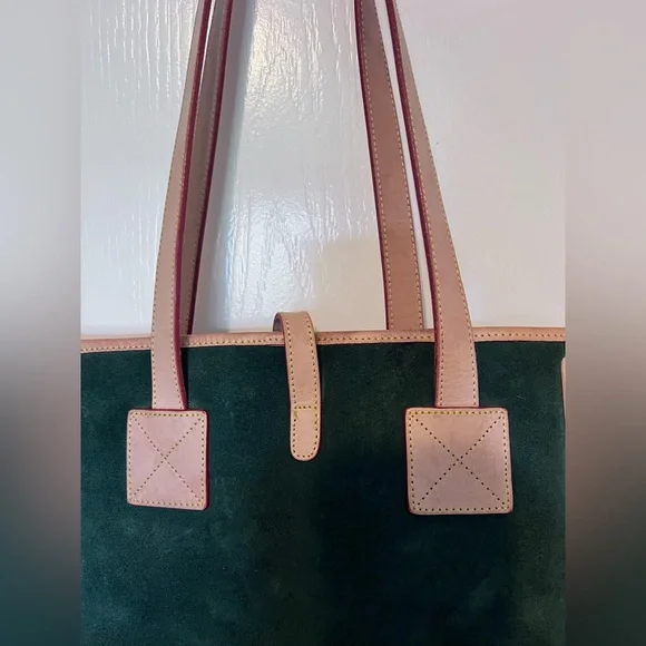 VINTAGE DOONEY & BOURKE Suede Leather Tote Bag - Picture 8 of 16